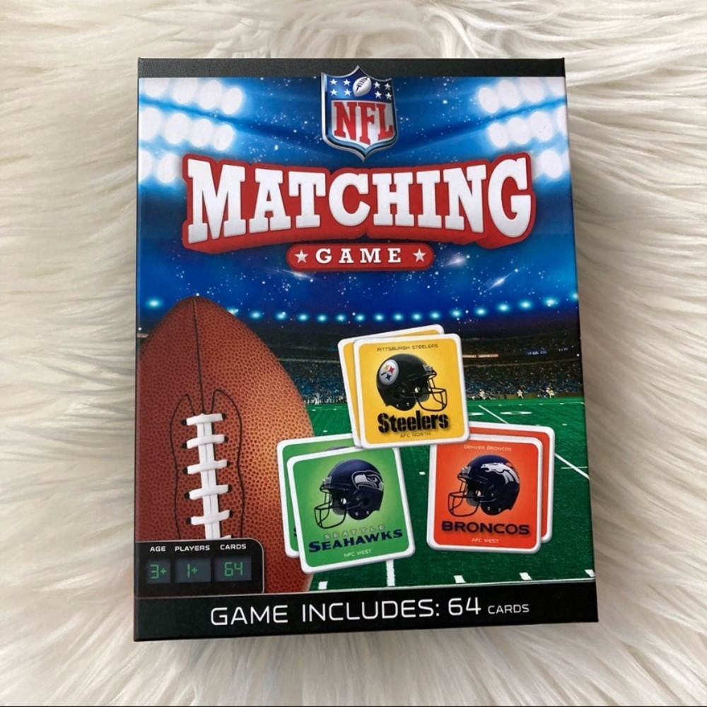 NWT NFL Matching Game Age 3+